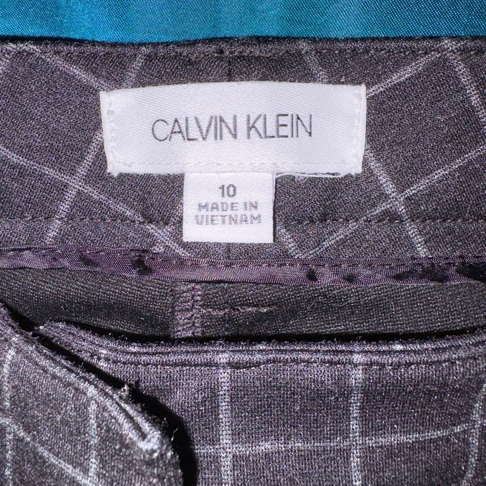 Calvin Klein Charcoal Checkered Apparel